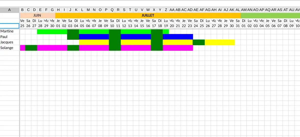 Fiche Individuelle De Suivi Des Congés Payés Modèles Excel 3254